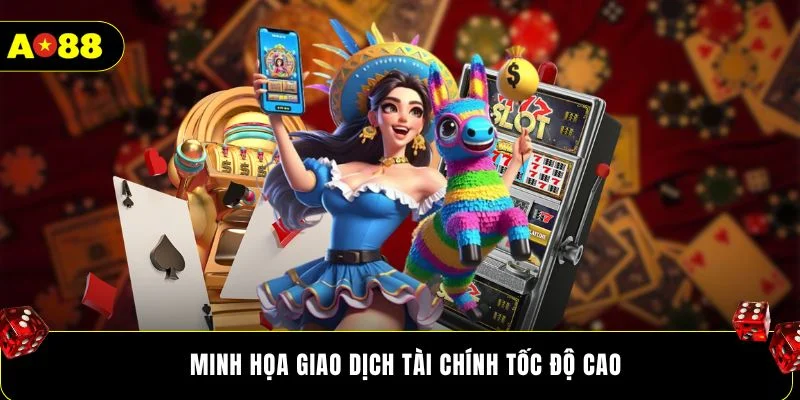 Minh họa giao dịch tài chính tốc độ cao